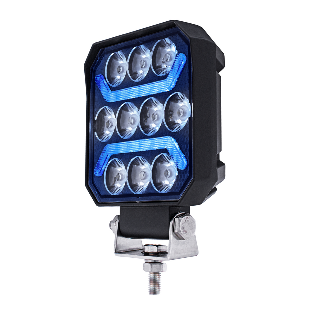 10 LED High Power LED Work Light With "U" Light Guide
