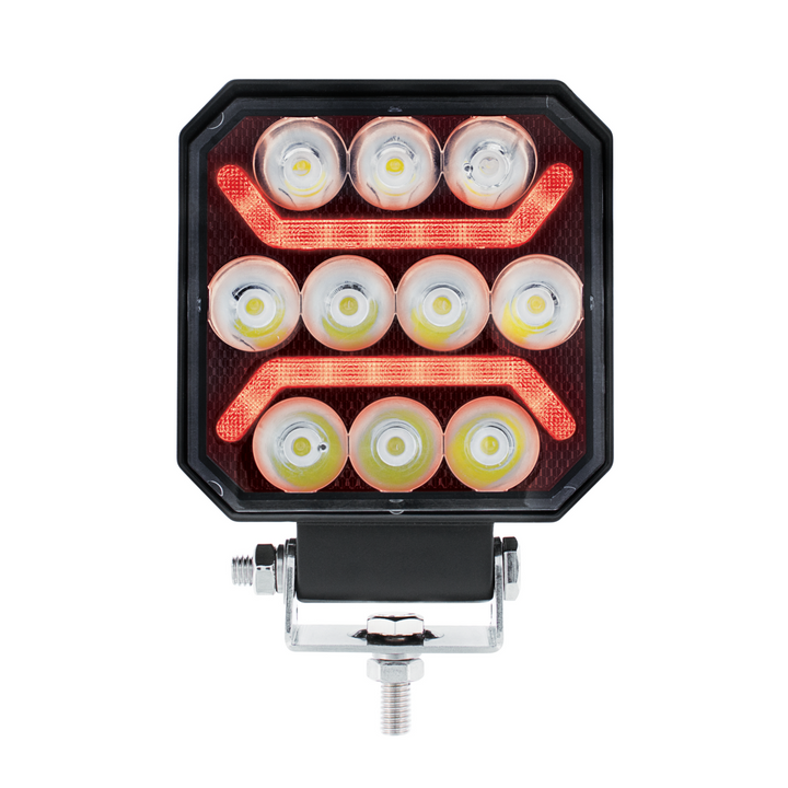 10 LED High Power LED Work Light With "U" Light Guide