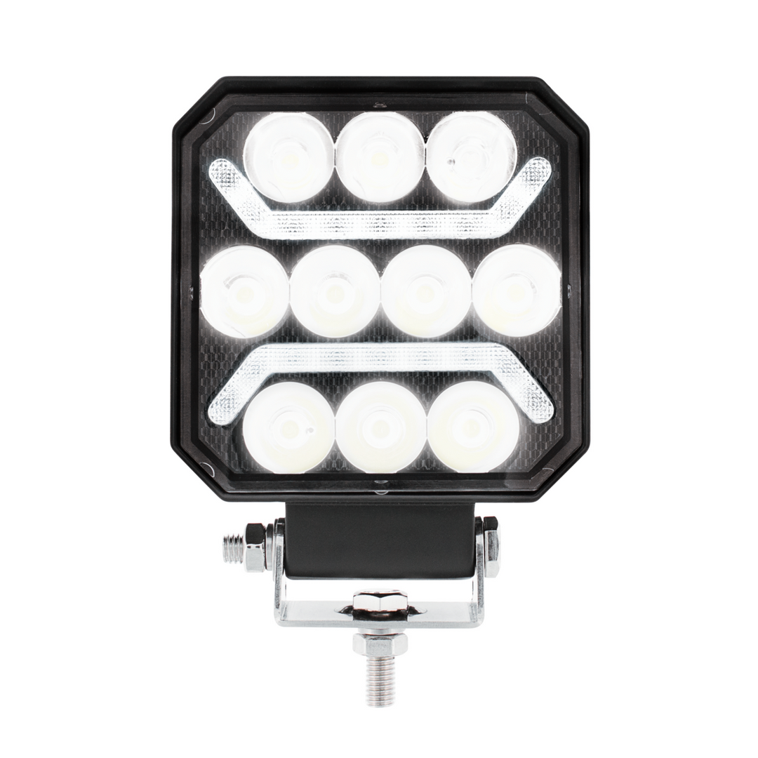 10 LED High Power LED Work Light With "U" Light Guide