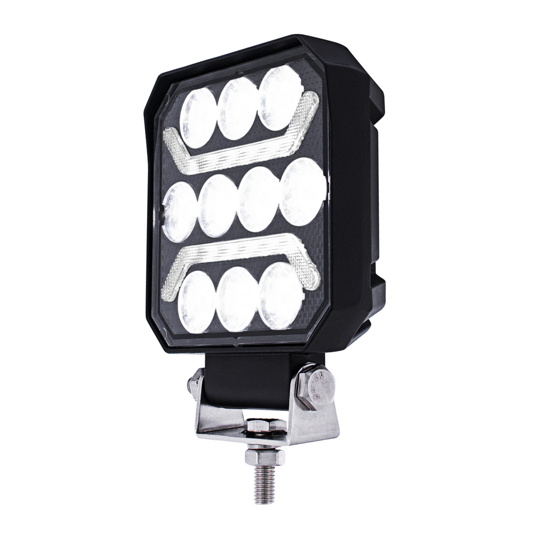 10 LED High Power LED Work Light With "U" Light Guide