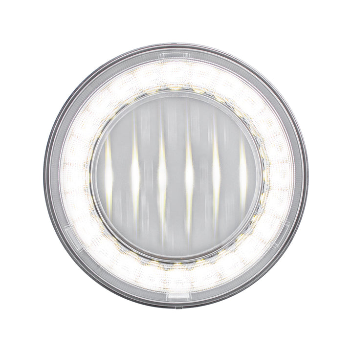 30 LED 4" Round Lumos Light I - Series (Back-Up) - White LED/Clear Lens