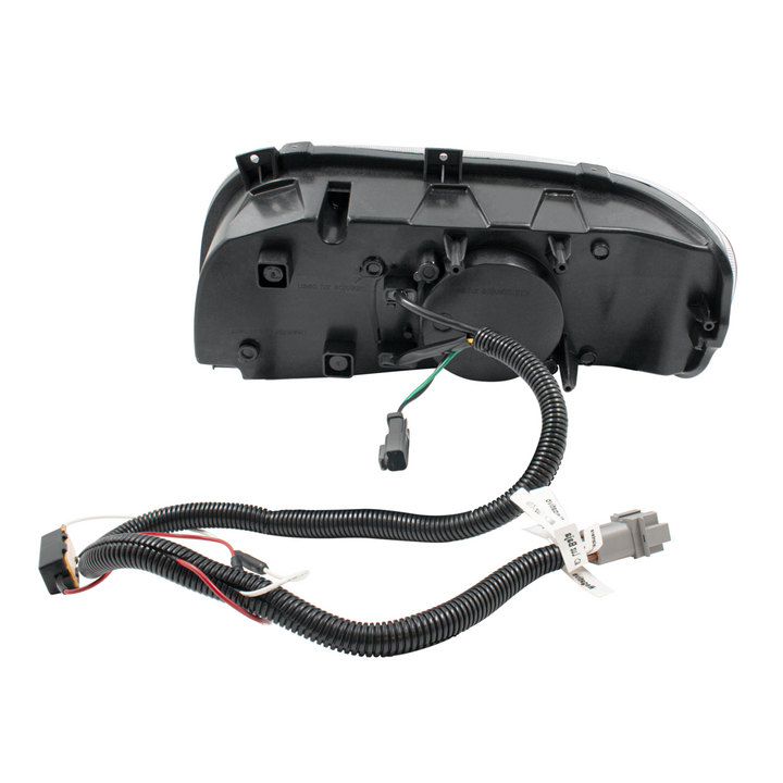 High Power LED Headlight With 8 LED Turn &amp; 4 LED Position Light For 2008-2024 Peterbilt 389 — Passenger / Chrome
