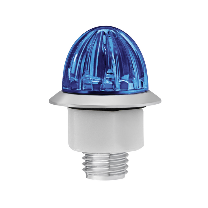 Double Fury 4 LED Dual Function 1-1/8" Watermelon Clearance/Marker Light - Amber &amp; Blue LED