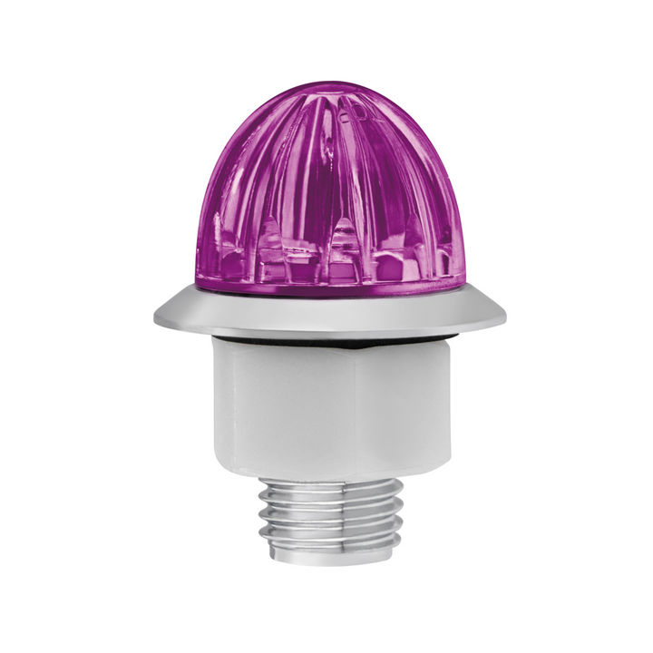 Double Fury 4 LED Dual Function 1-1/8" Watermelon Clearance/Marker Light - Amber &amp; Purple LED