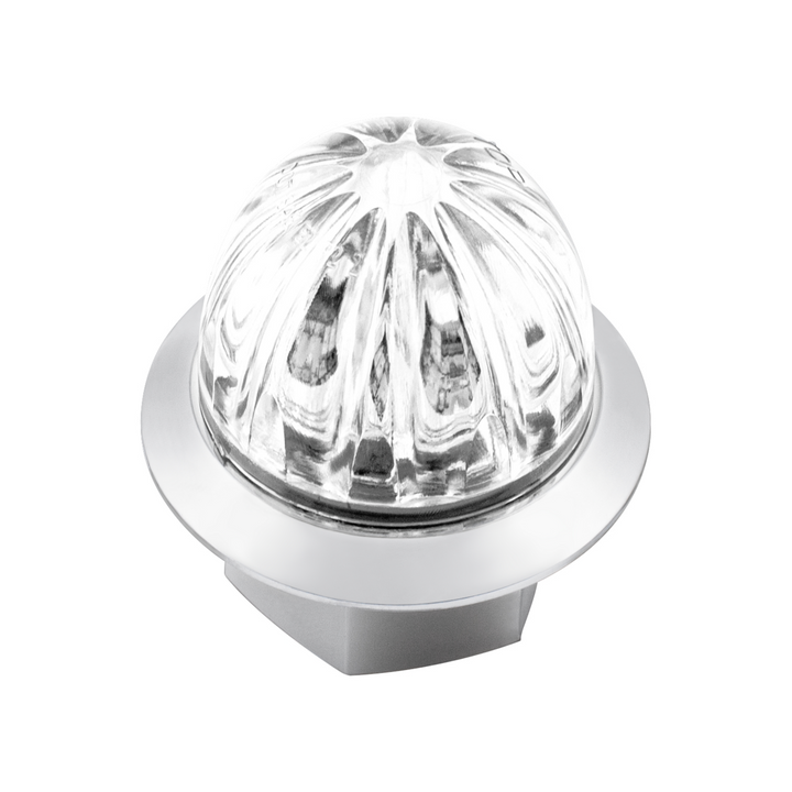 Double Fury 4 LED Dual Function 1-1/8" Watermelon Clearance/Marker Light - Amber &amp; White LED