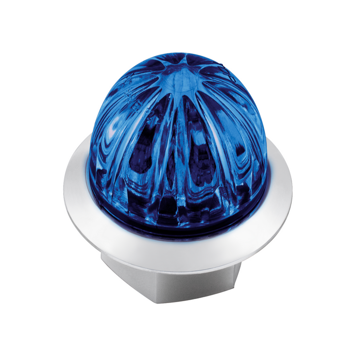 Double Fury 4 LED Dual Function 1-1/8" Watermelon Clearance/Marker Light - Red &amp; Blue LED