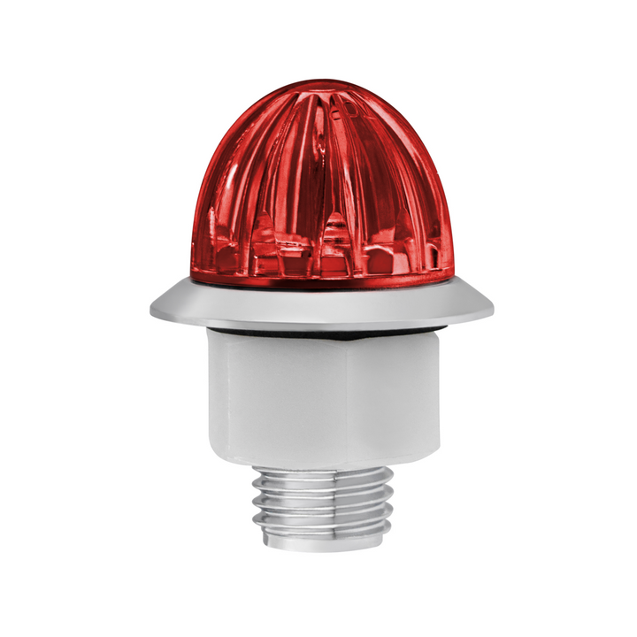 Double Fury 4 LED Dual Function 1-1/8" Watermelon Clearance/Marker Light - Red &amp; Blue LED