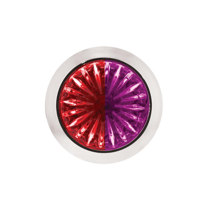 Double Fury 4 LED Dual Function 1-1/8" Watermelon Clearance/Marker Light - Red &amp; Purple LED