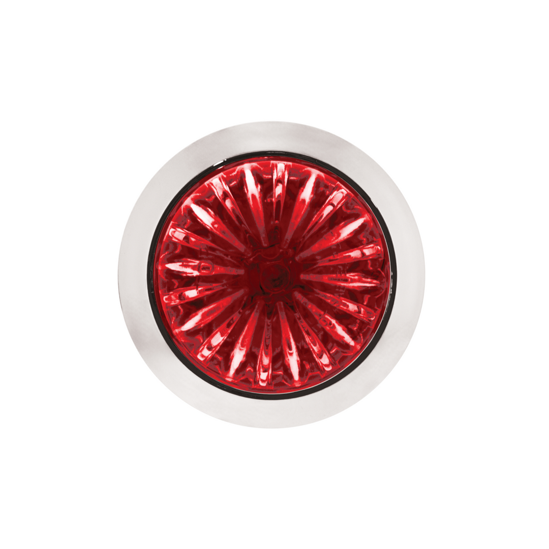 Double Fury 4 LED Dual Function 1-1/8" Watermelon Clearance/Marker Light - Red &amp; Purple LED