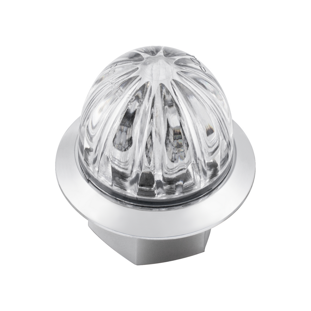 Double Fury 4 LED Dual Function 1-1/8" Watermelon Clearance/Marker Light - Red &amp; White LED