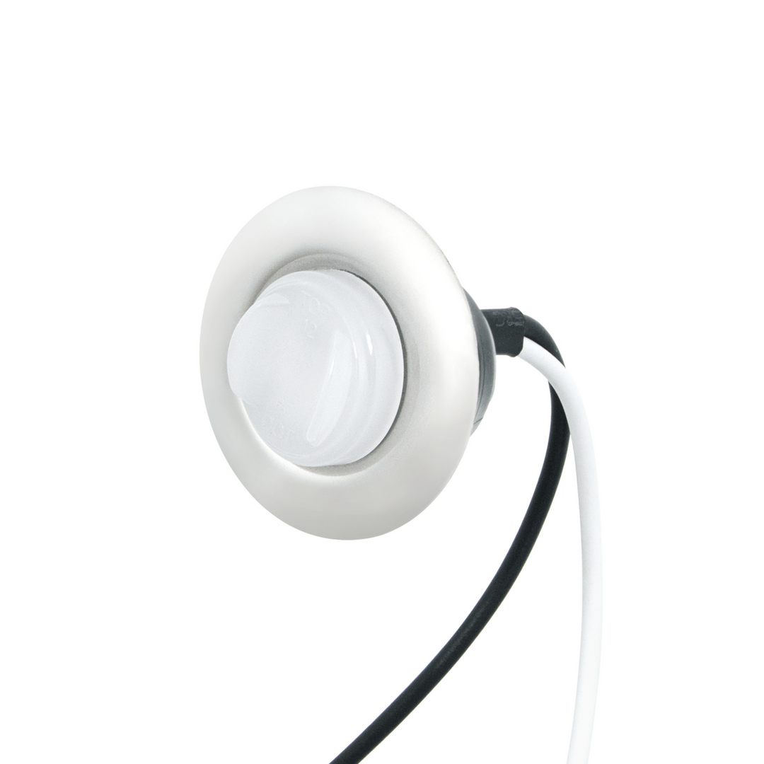 GloLight 2 LED 3/4" Mini Light With Stainless Steel Trim