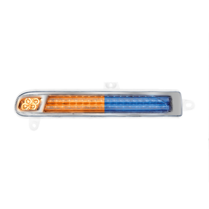 Double Fury 78 LED Turn Signal Light For 2008-2024 Peterbilt 389 - Amber &amp; Blue LED