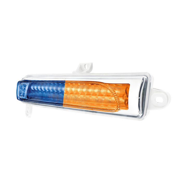 Double Fury 78 LED Turn Signal Light For 2008-2024 Peterbilt 389 - Amber &amp; Blue LED