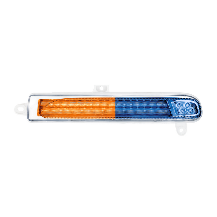 Double Fury 78 LED Turn Signal Light For 2008-2024 Peterbilt 389 - Amber &amp; Green LED