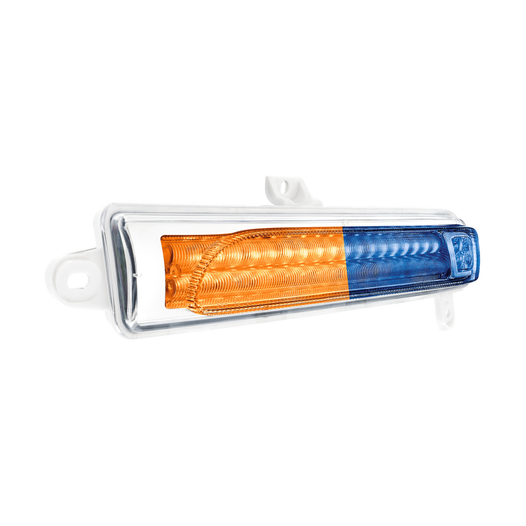 Double Fury 78 LED Turn Signal Light For 2008-2024 Peterbilt 389 - Amber &amp; Green LED