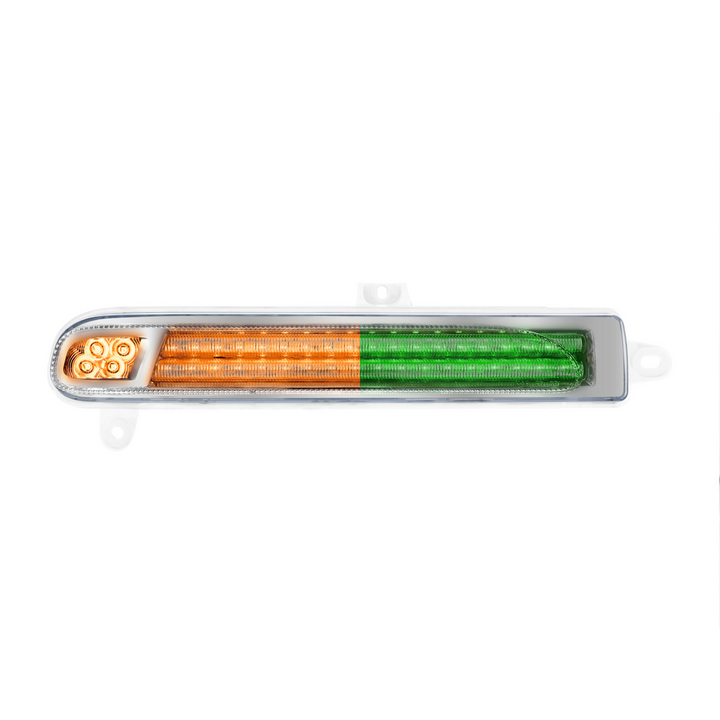 Double Fury 78 LED Turn Signal Light For 2008-2024 Peterbilt 389 - Amber &amp; Purple LED