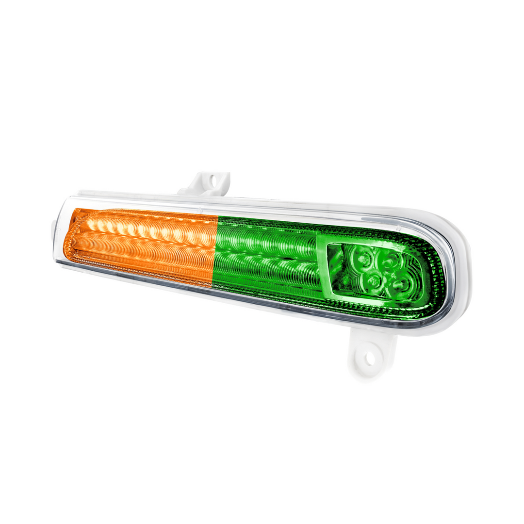Double Fury 78 LED Turn Signal Light For 2008-2024 Peterbilt 389 - Amber &amp; Red LED