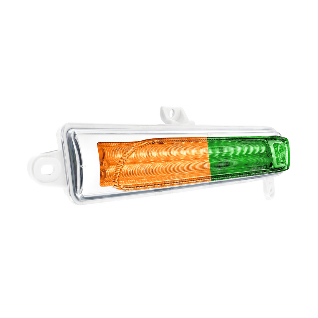 Double Fury 78 LED Turn Signal Light For 2008-2024 Peterbilt 389 - Amber &amp; Red LED