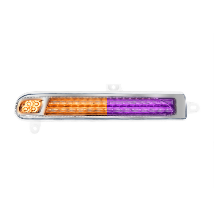 Double Fury 78 LED Turn Signal Light For 2008-2024 Peterbilt 389 - Amber &amp; White LED