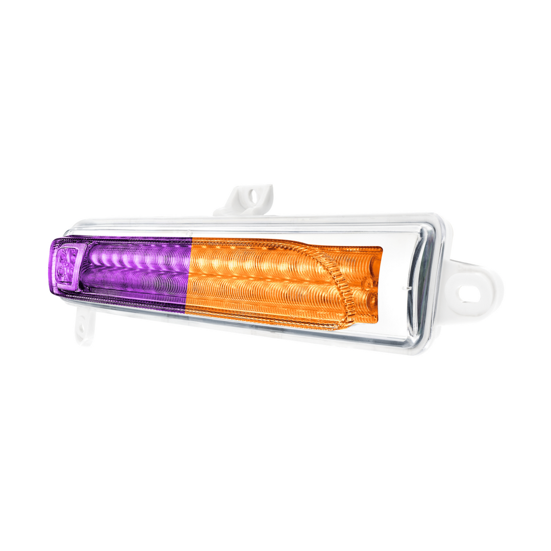 Double Fury 78 LED Turn Signal Light For 2008-2024 Peterbilt 389 - Amber &amp; White LED