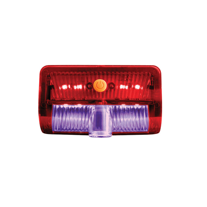 9 LED Interior Door Light With American Flag Courtesy Projector Light For 2006+ Kenworth &amp; Peterbilt Trucks