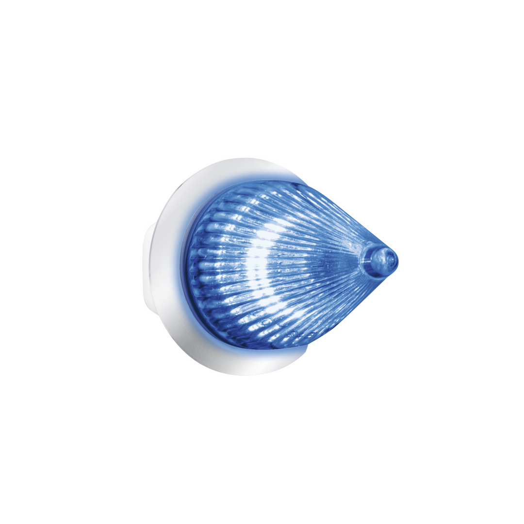 Double Fury 4 LED Dual Function 1-1/8" Spike Light - Amber &amp; Blue LED