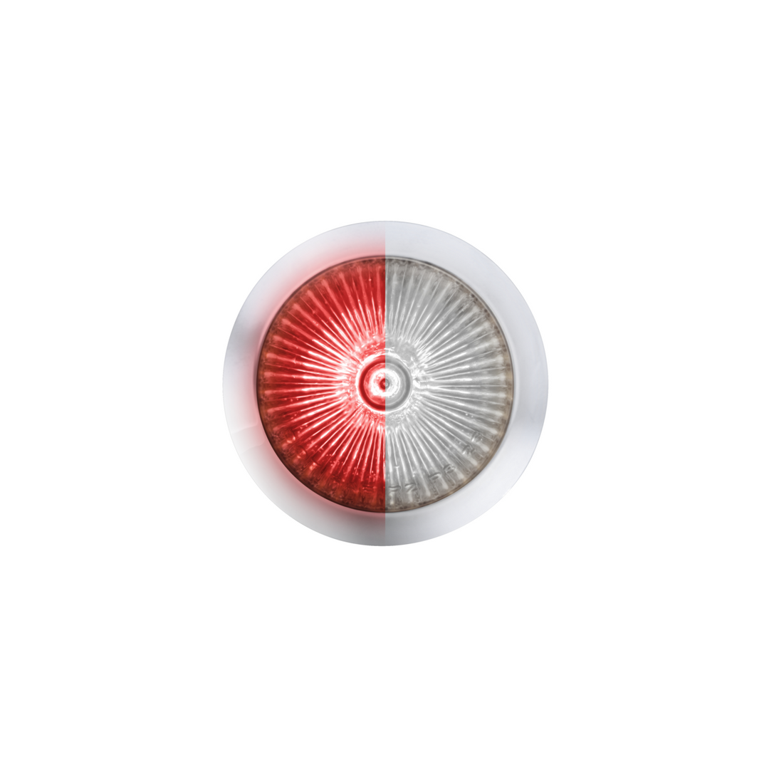 Double Fury 4 LED Dual Function 1-1/8" Spike Light - Red &amp; White LED