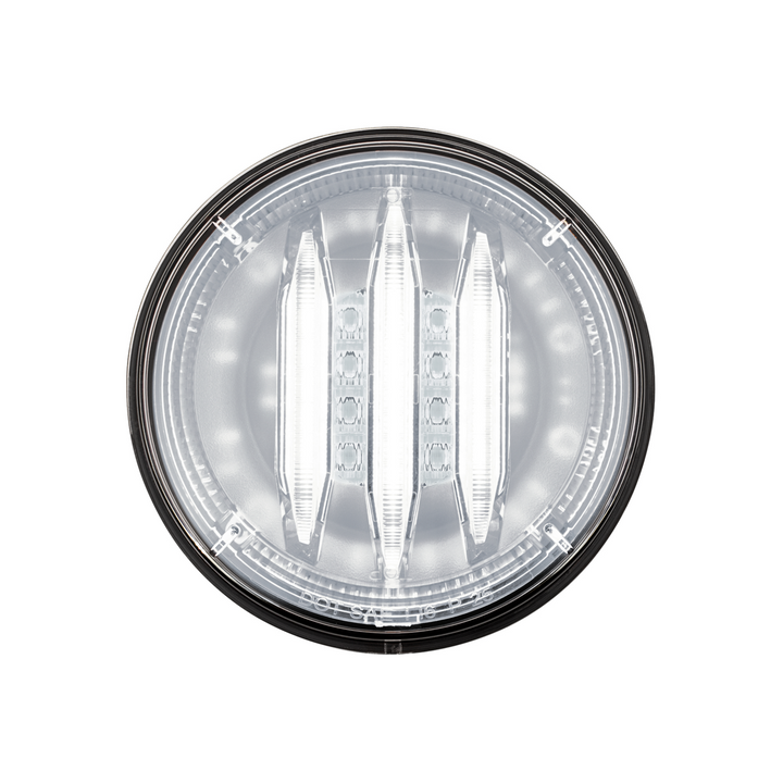 Saber 39 LED 4" Round Back-Up Light-White LED/Clear Lens