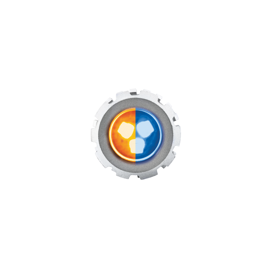 Double Fury High Power 18 LED 1157 Bulb - Amber &amp; Blue LED