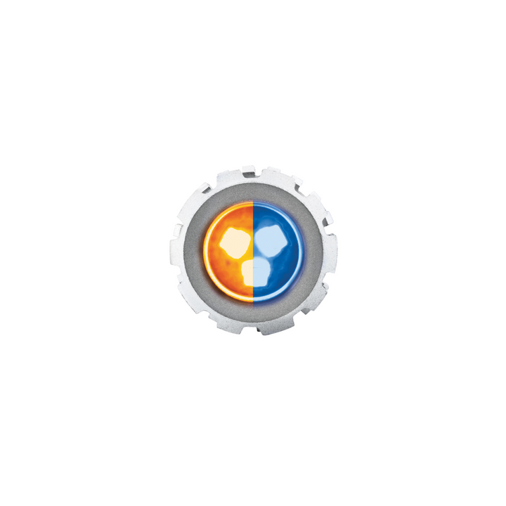 Double Fury High Power 18 LED 1157 Bulb - Amber &amp; Blue LED