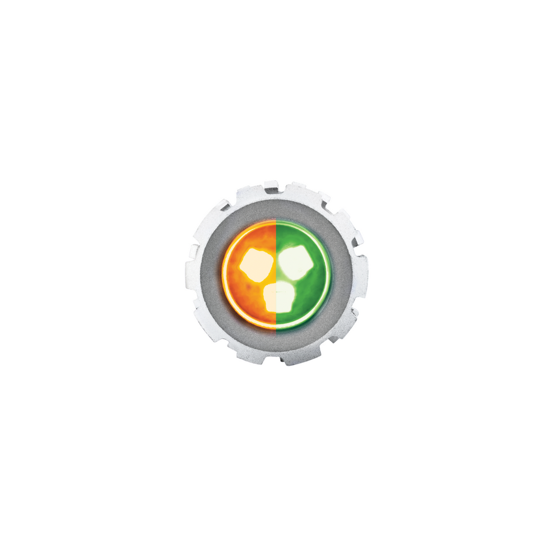 Double Fury High Power 18 LED 1157 Bulb - Amber &amp; Green LED