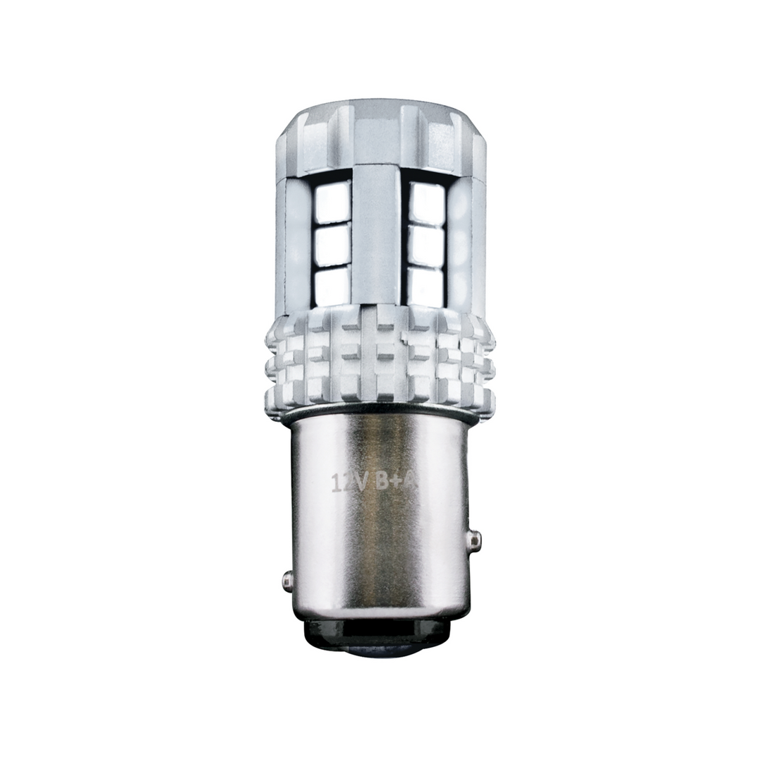Double Fury High Power 18 LED 1157 Bulb - Amber &amp; White LED
