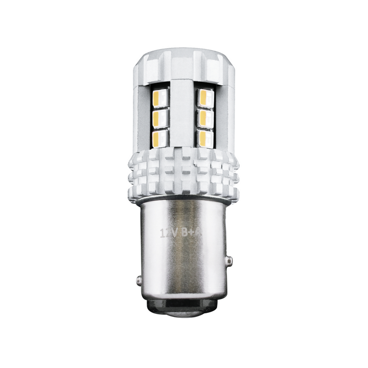 Double Fury High Power 18 LED 1157 Bulb - Amber &amp; White LED
