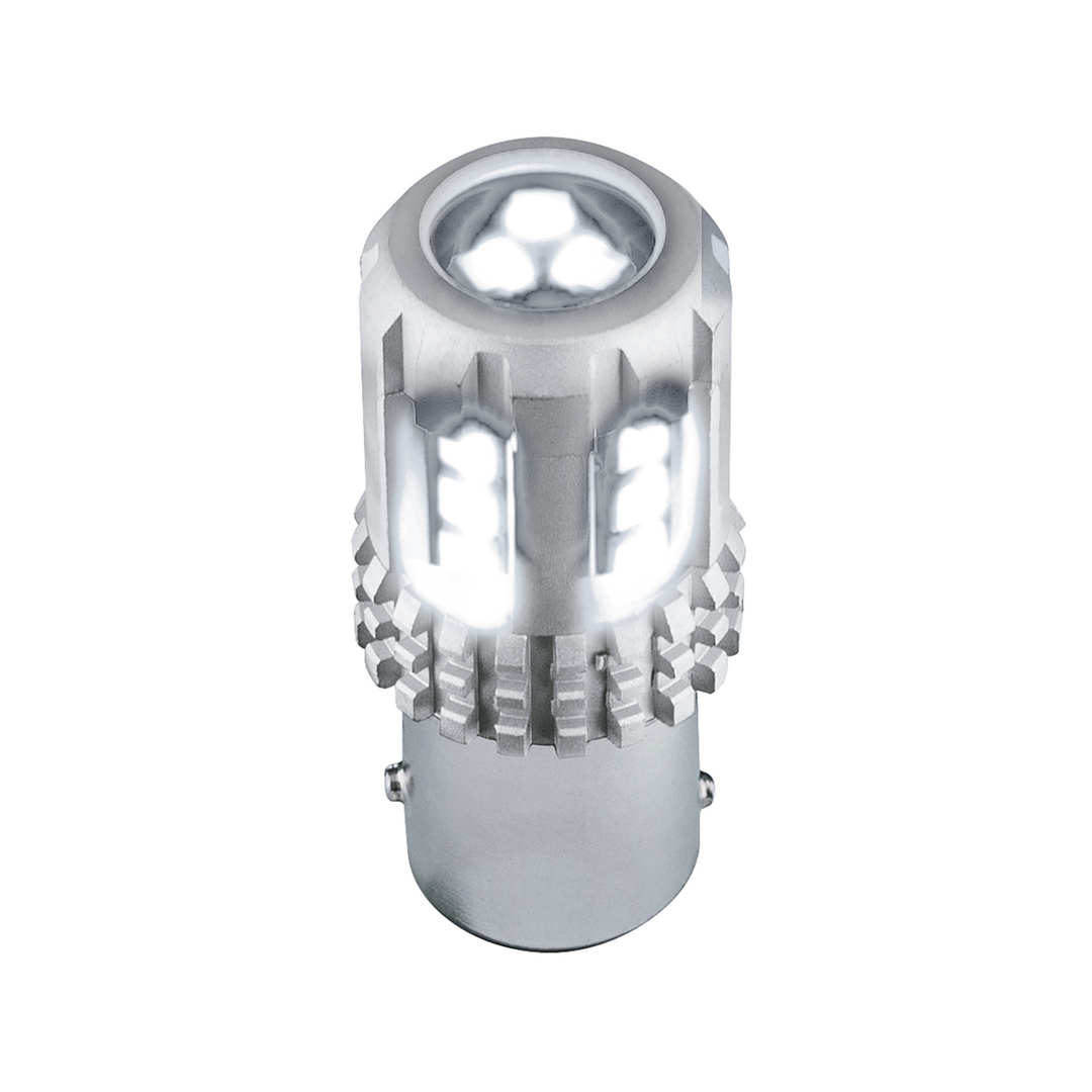 Double Fury High Power 18 LED 1157 Bulb - Amber &amp; White LED