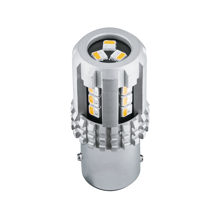 Double Fury High Power 18 LED 1157 Bulb - Amber &amp; White LED