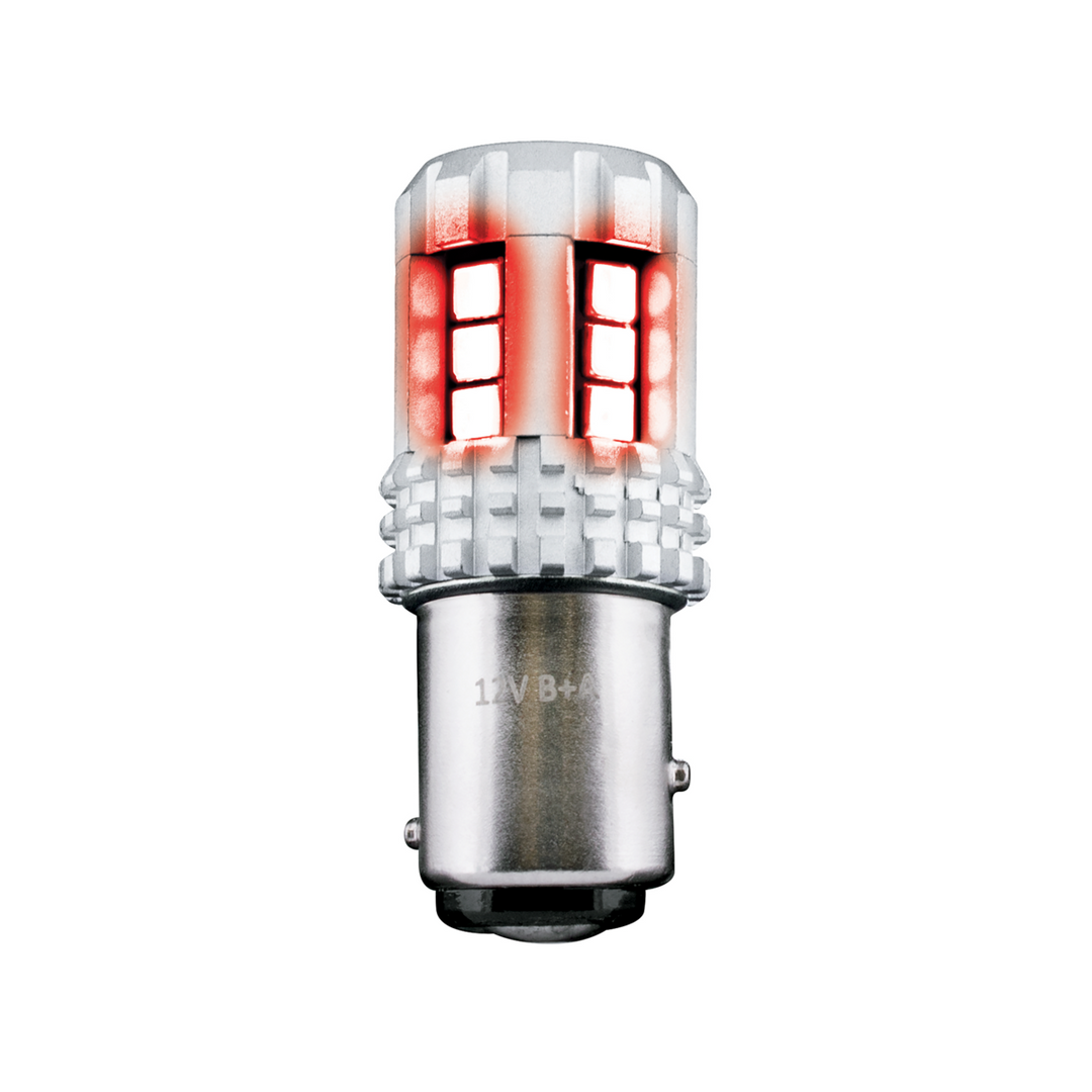 Double Fury High Power 18 LED 1157 Bulb - Red &amp; Blue LED