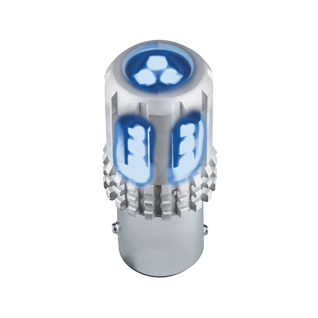 Double Fury High Power 18 LED 1157 Bulb - Red &amp; Blue LED