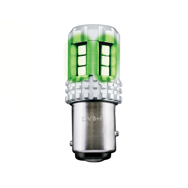Double Fury High Power 18 LED 1157 Bulb - Red &amp; Green LED