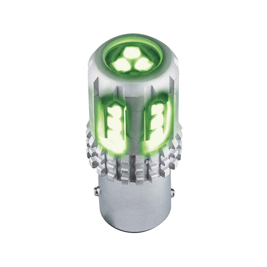 Double Fury High Power 18 LED 1157 Bulb - Red &amp; Green LED