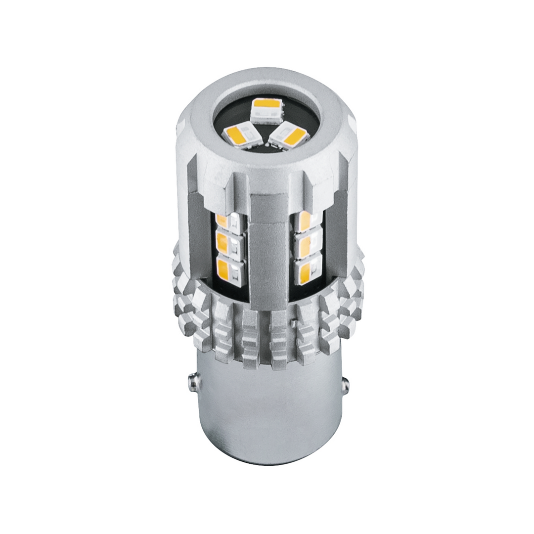 Double Fury High Power 18 LED 1157 Bulb - Red &amp; Purple LED