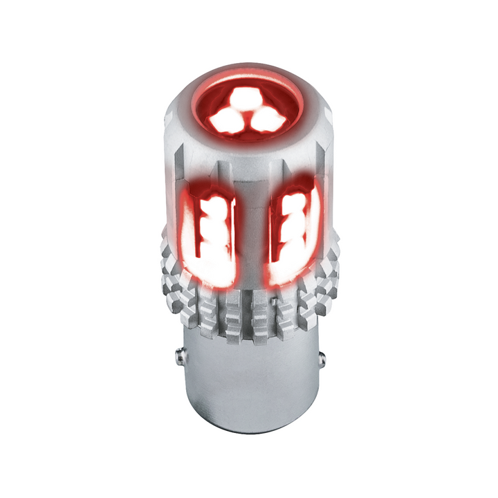 Double Fury High Power 18 LED 1157 Bulb - Red &amp; White LED