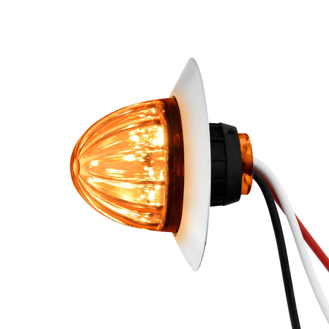 6 LED Dual Function 1-1/4" Watermelon Light With Stainless Steel Bezel
