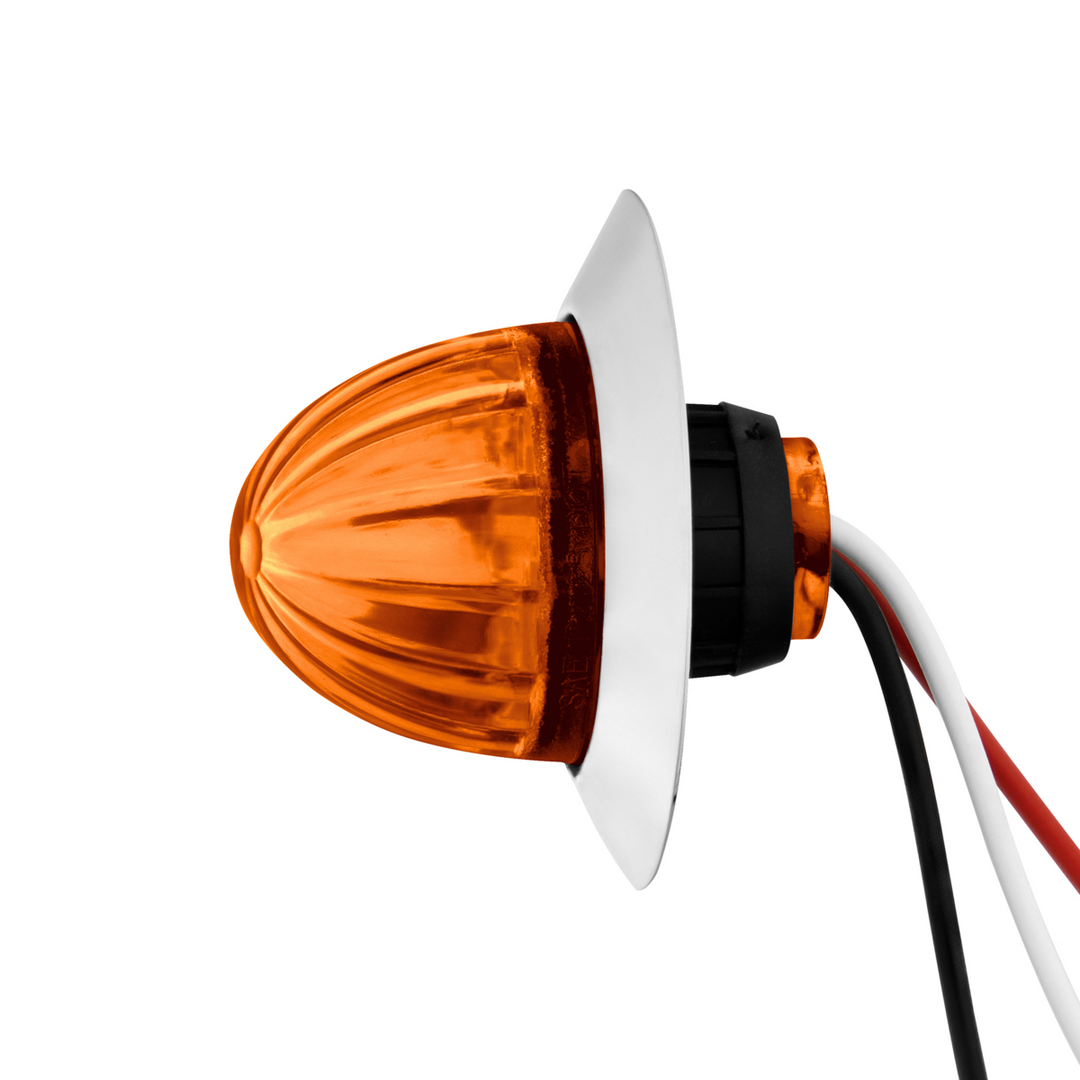 6 LED Dual Function 1-1/4" Watermelon Light With Stainless Steel Bezel