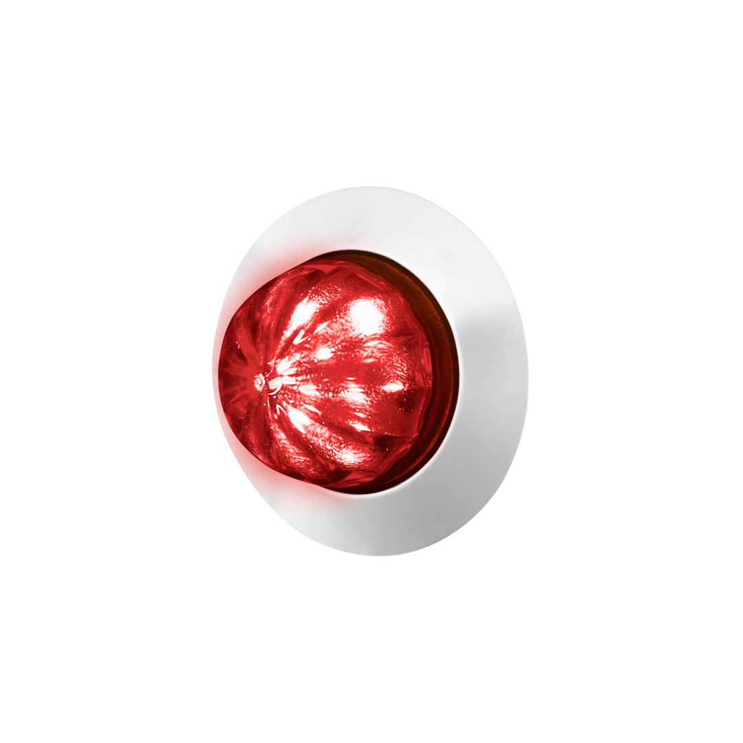 6 LED Dual Function 1-1/4" Watermelon Light With Stainless Steel Bezel