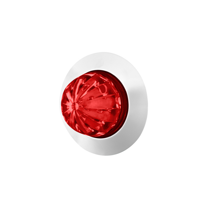 6 LED Dual Function 1-1/4" Watermelon Light With Stainless Steel Bezel