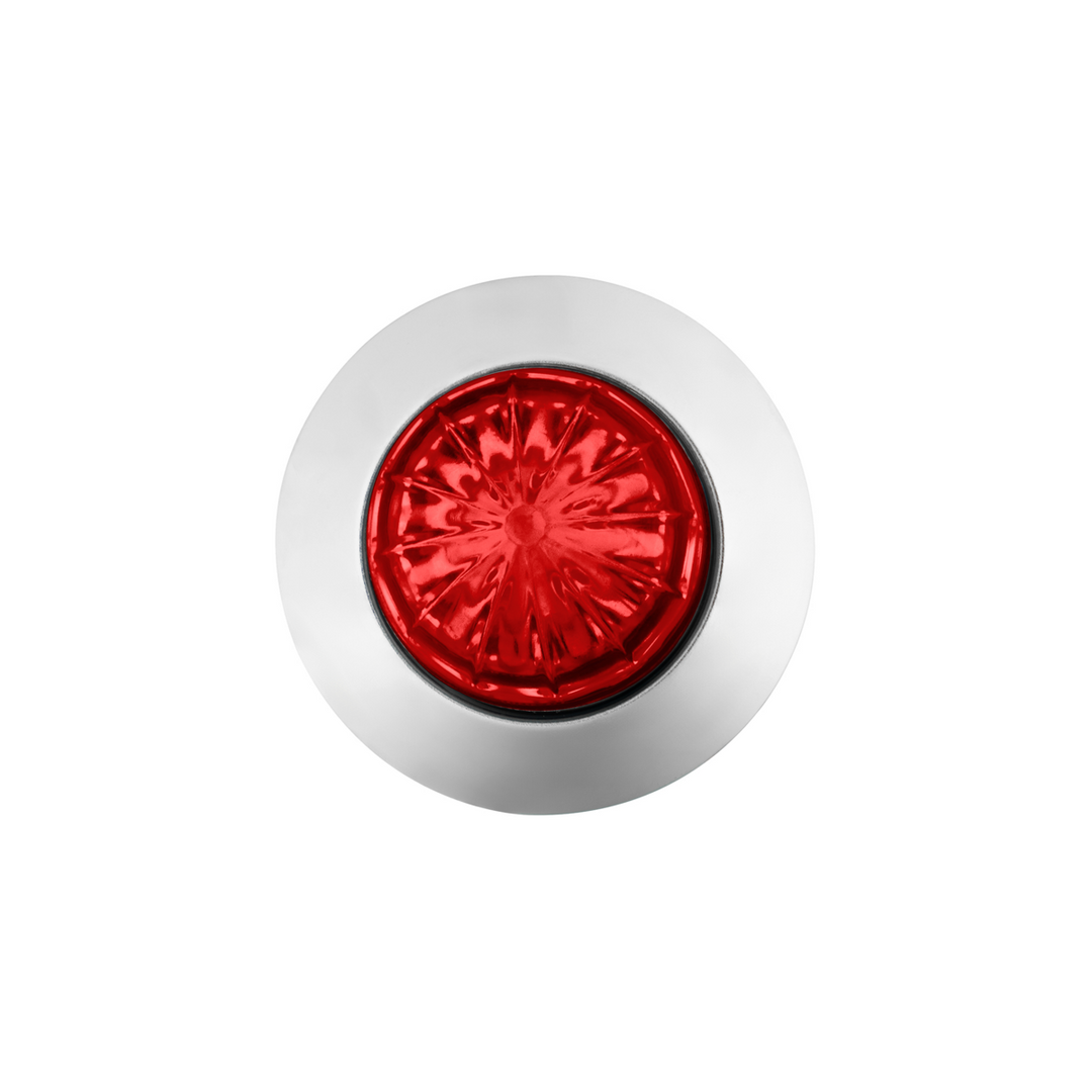 6 LED Dual Function 1-1/4" Watermelon Light With Stainless Steel Bezel