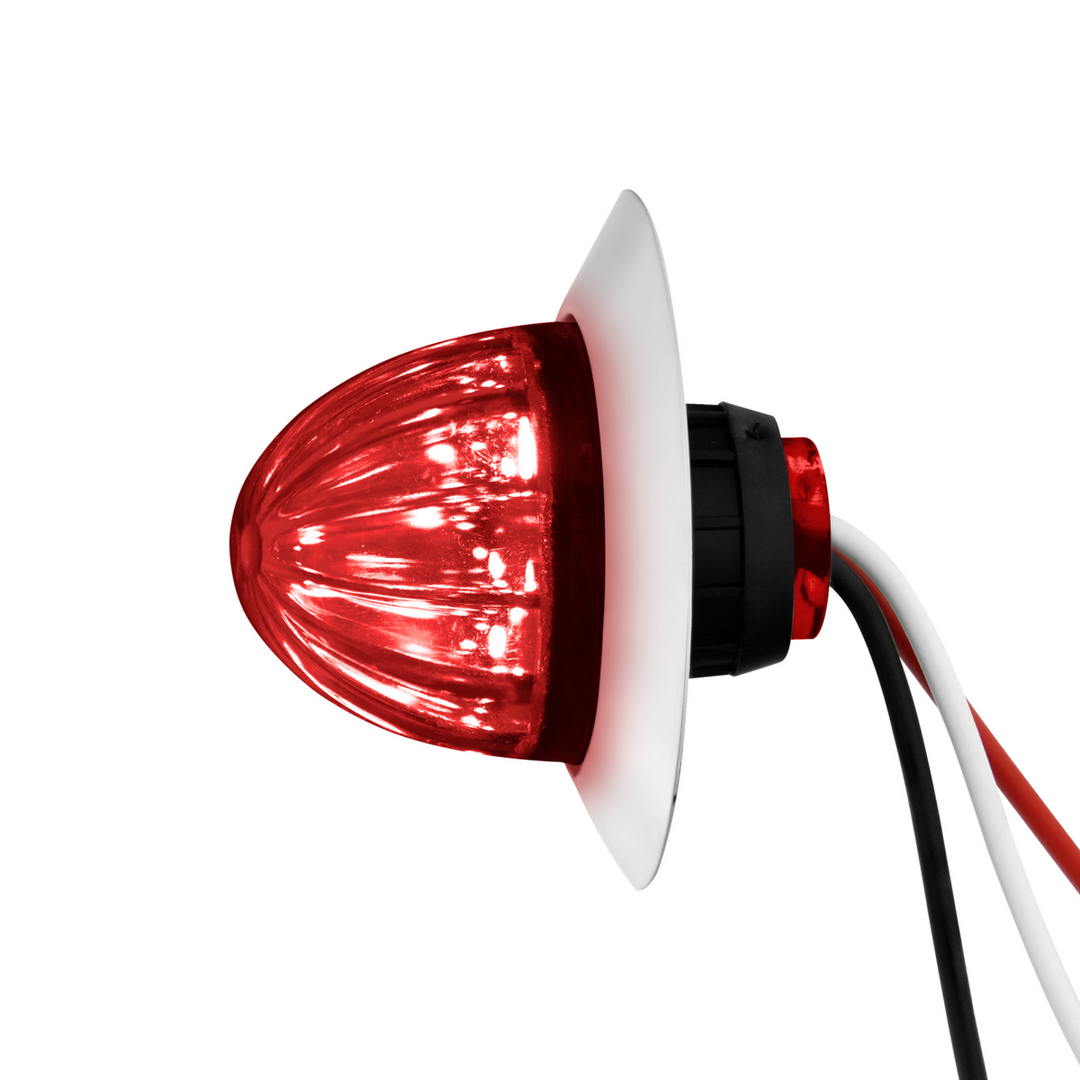 6 LED Dual Function 1-1/4" Watermelon Light With Stainless Steel Bezel