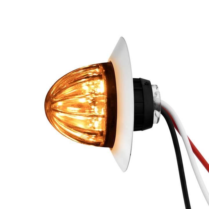 6 LED Dual Function 1-1/4" Watermelon Light With Stainless Steel Bezel