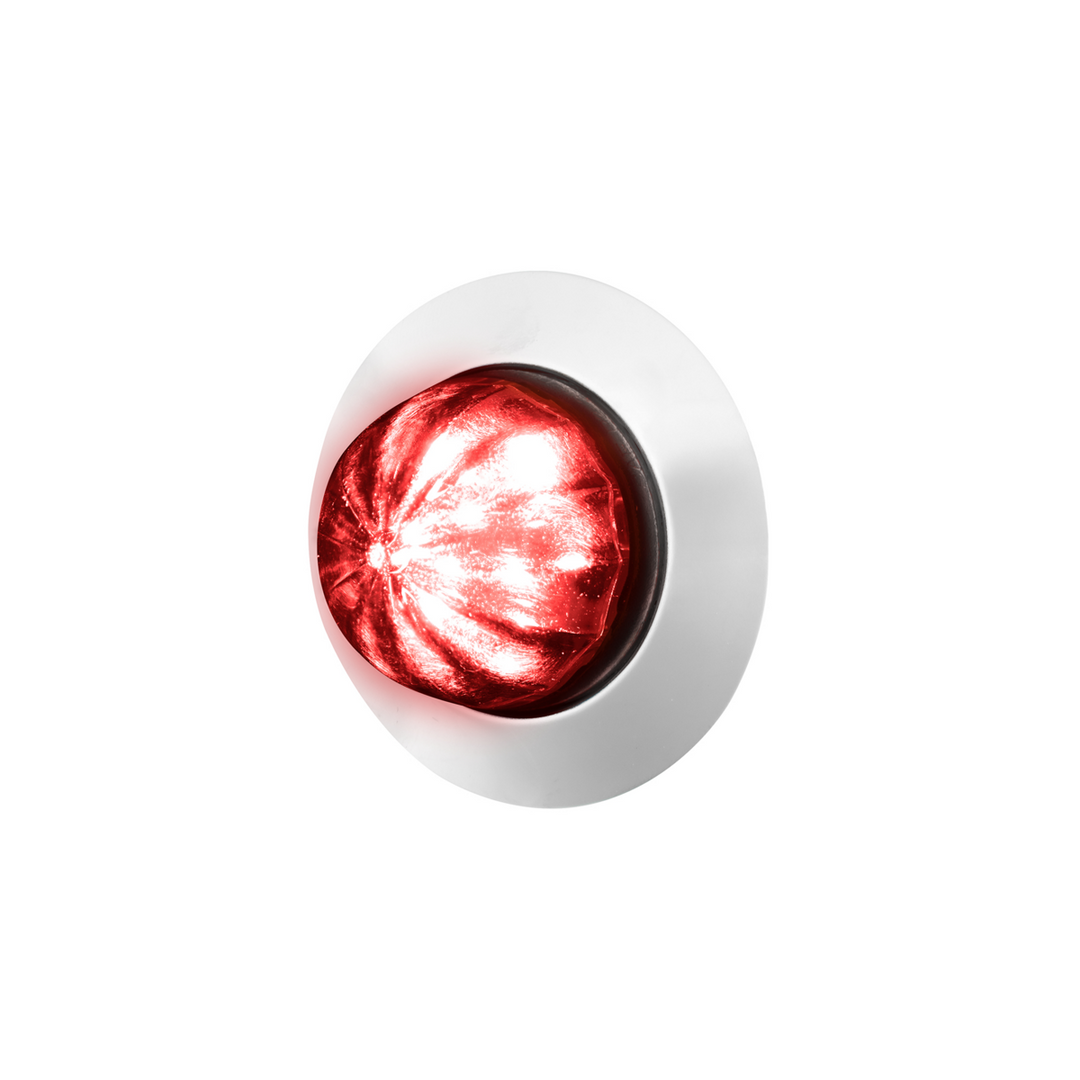 6 LED Dual Function 1-1/4" Watermelon Light With Stainless Steel Bezel