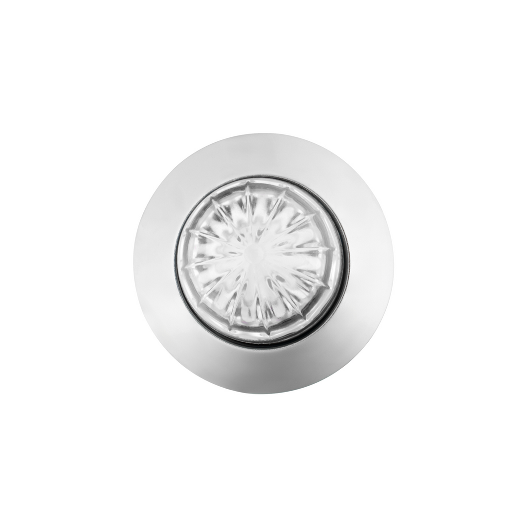6 LED Dual Function 1-1/4" Watermelon Light With Stainless Steel Bezel